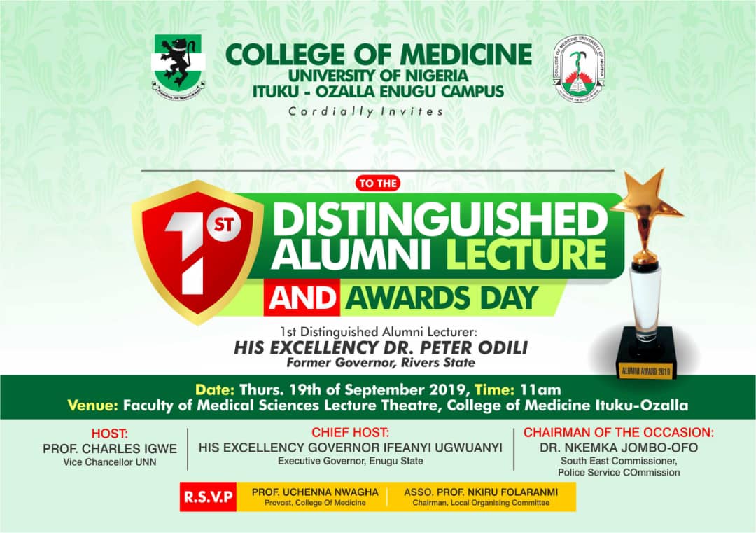 1st Distinguished Alumni Lecture and Awards Day